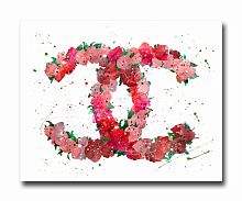 постер coco flowers a4 в Брянске