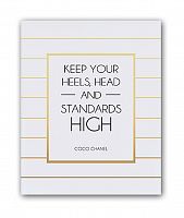 постер keep your heels а3 в Брянске