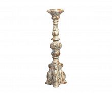 подсвечник фигурный бежевый состаренный на 1 свечу antique blue, 49,5 см в Брянске