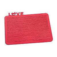 разделочная доска happy board love, красная в Брянске