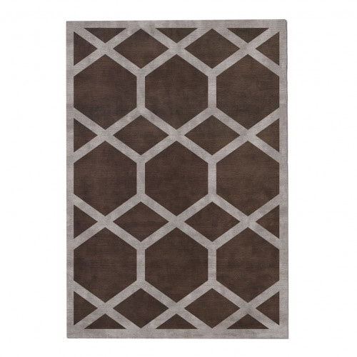 ковер ashton cocoa 240x340 коричневый в Брянске