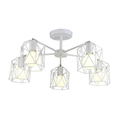потолочная люстра arte lamp a4284pl-5wh белая в Брянске