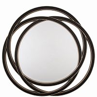 зеркало круглое черное большое диаметр 120 см round s в Брянске