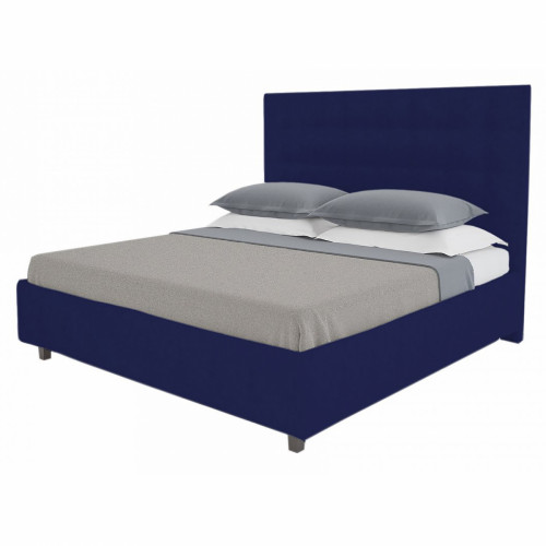 кровать двуспальная 160х200 синяя royal black в Брянске