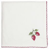 салфетка strawberry red w/embroidery в Брянске