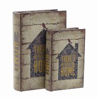 шкатулкикниги, набор из 2 шт. коричневого цвета в Брянске