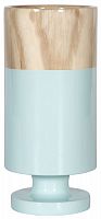 ваза настольная rustic chic tube wood blue в Брянске