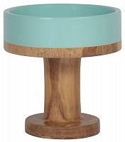 ваза настольная rustic chic bowl blue wood в Брянске