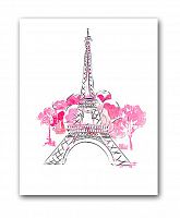 постер paris а3 (розовый) в Брянске