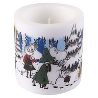 свеча большая moomin зимний лес, 8 см в Брянске
