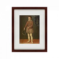 картина: portrait of a boy holding a tennis racket and ball, 1600 в Брянске