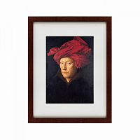картина: portrait of a man in a chaperon (self-portrait), 1433 в Брянске