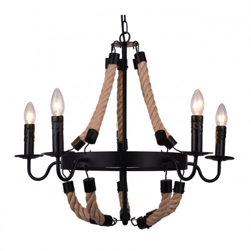 подвесная люстра arte lamp marsiglia a8956lm-5bk в Брянске