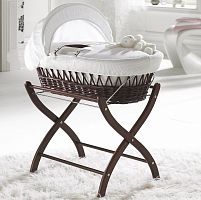 колыбель-переноска gift wicker moses basket темная, белое белье в Брянске