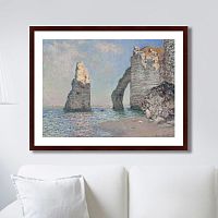 картина: the rock needle and the porte d'aval, 1885г. в Брянске