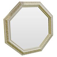 зеркало восьмиугольное бежевое с резьбой cozy beige в Брянске