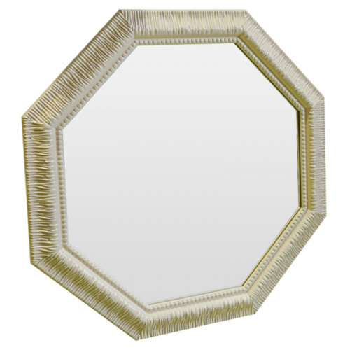 зеркало восьмиугольное бежевое с резьбой cozy beige в Брянске