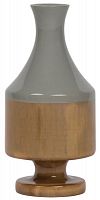 ваза настольная rustic chic grey wood в Брянске
