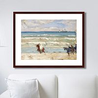 картина: beach scene, tangier, 1906г. в Брянске