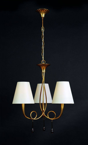 подвесная люстра mantra paola painted gold 3542 в Брянске