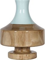 ваза настольная rustic chic vase blue wood в Брянске