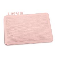разделочная доска happy board love, розовая в Брянске