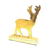 украшение декоративное golden raindeer, 22х18х5 см в Брянске