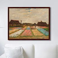 картина: flower beds in holland, 1883г. в Брянске