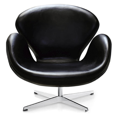 кресло swan chair черное в Брянске