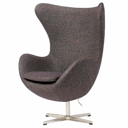 кресло egg chair серое в Брянске