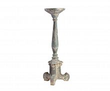 подсвечник фигурный голубой состаренный на 1 свечу antique blue finish, 61 см в Брянске