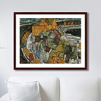 картина: crescent of houses ii (island_town), 1915г. в Брянске