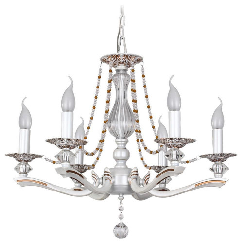 подвесная люстра idlamp eloisa 259/6-whiteplatina в Брянске