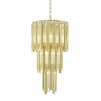 люстра gigi 7 gold от delight collection прозрачная/золото в Брянске