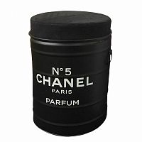 декоративная бочка-пуф chanel №5 black m в Брянске