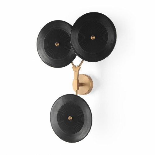 настенный светильник branching discs чёрный в Брянске