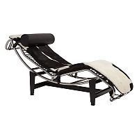 шезлонг chaise longue lc4 черно-белый в Брянске