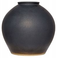 ваза керамическая объемная 26 см antiqued черная в Брянске