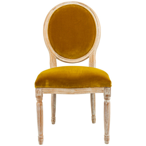 стул «луи / медовая горчица» (бархат, миндаль) в Брянске