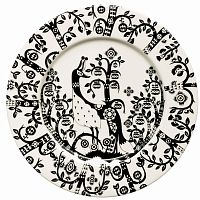 тарелка taika черно-белая в Брянске