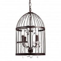 люстра vintage birdcage (51*34*54) коричневая в Брянске