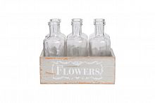 набор стеклянных бутылок flowers в Брянске