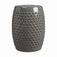 керамический столик-табурет cutwork garden stool серый в Брянске