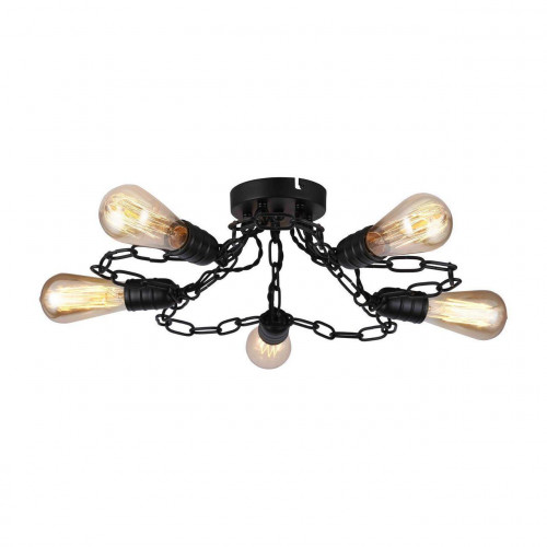потолочная люстра arte lamp a9344pl-5bk в Брянске