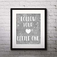 постер follow heart а4 в Брянске
