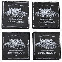 подставки под стакан квадратные сланец (набор шт) comptoir de famille в Брянске