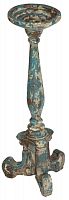 подсвечник состаренный фигурный голубой relic collection, 61 см в Брянске