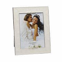 фоторамка из белого акрила с жемчугом 17,6х1,5х22,6 в Брянске