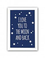 постер to the blue moon and back а3 в Брянске