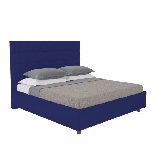 кровать двуспальная 180х200 синяя shining modern в Брянске